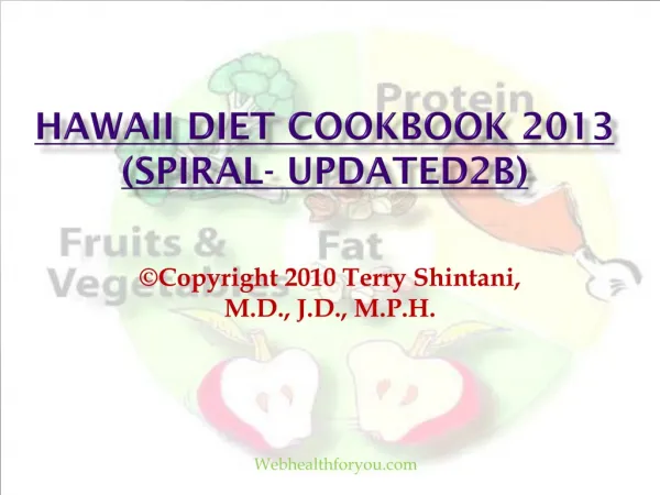 Hawaii Diet Cookbook 2013 (spiral-updated)10
