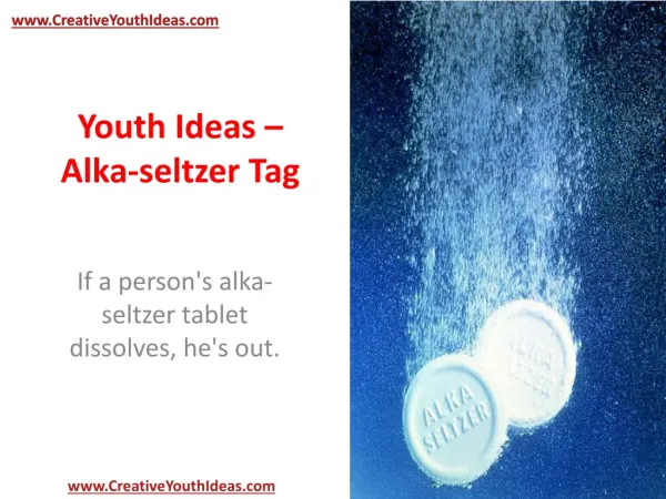 Youth Ideas - Alkaseltzer Tag