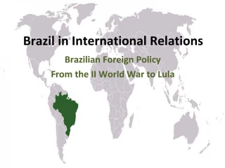 Brazil in International Relations