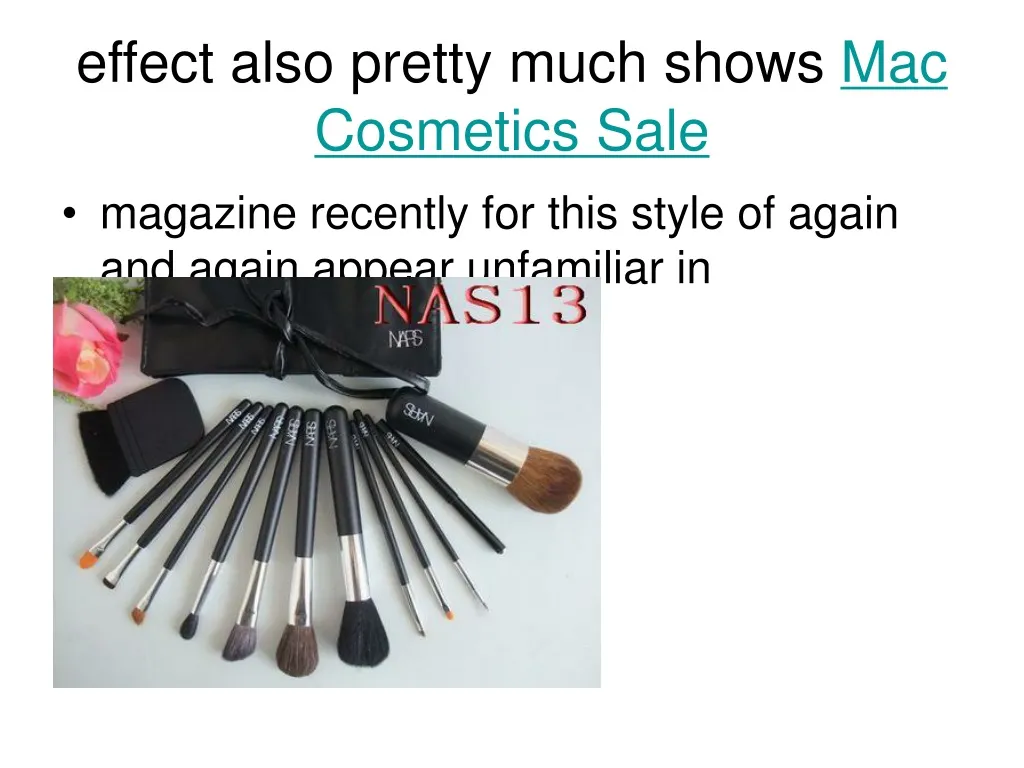 effect also pretty much shows mac cosmetics sale