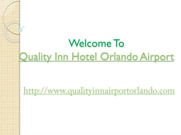Quality inn hotel orlando