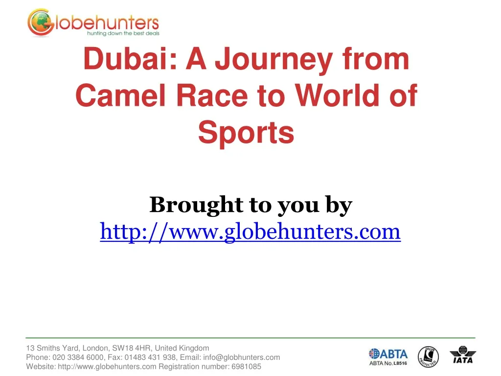 dubai a journey from camel race to world of sports