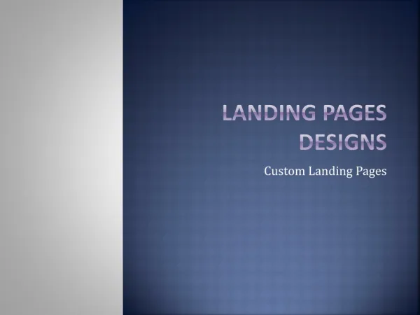 Landing Pages Designs