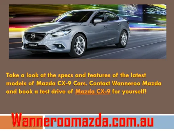 Buy Mazda cx-9 at Affordable rates