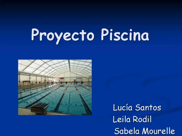 Proyecto Piscina