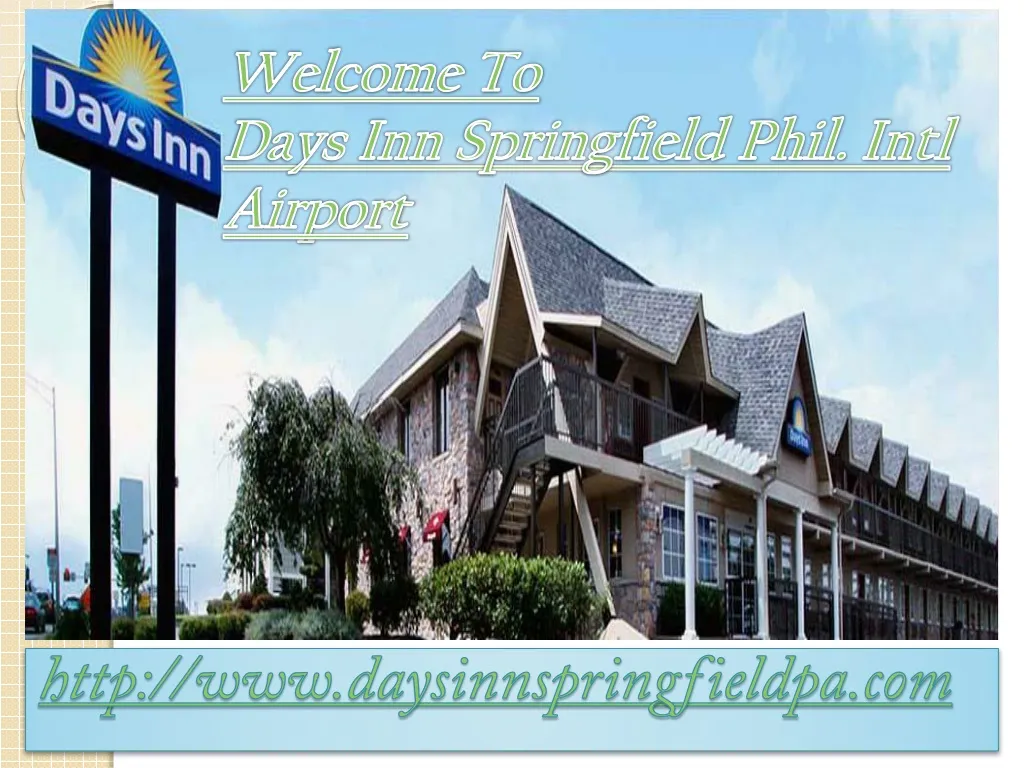 welcome to days inn springfield phil intl airport