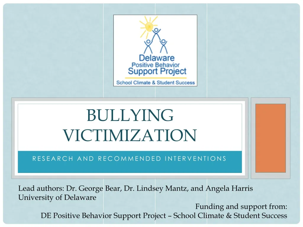 bullying victimization