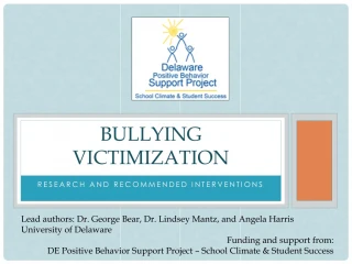 Bullying victimization - slide 1