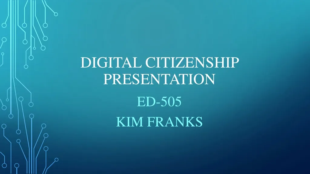 digital citizenship presentation