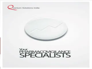 Pharmacovigilance, Drug Safety Services by QSI - slide 1