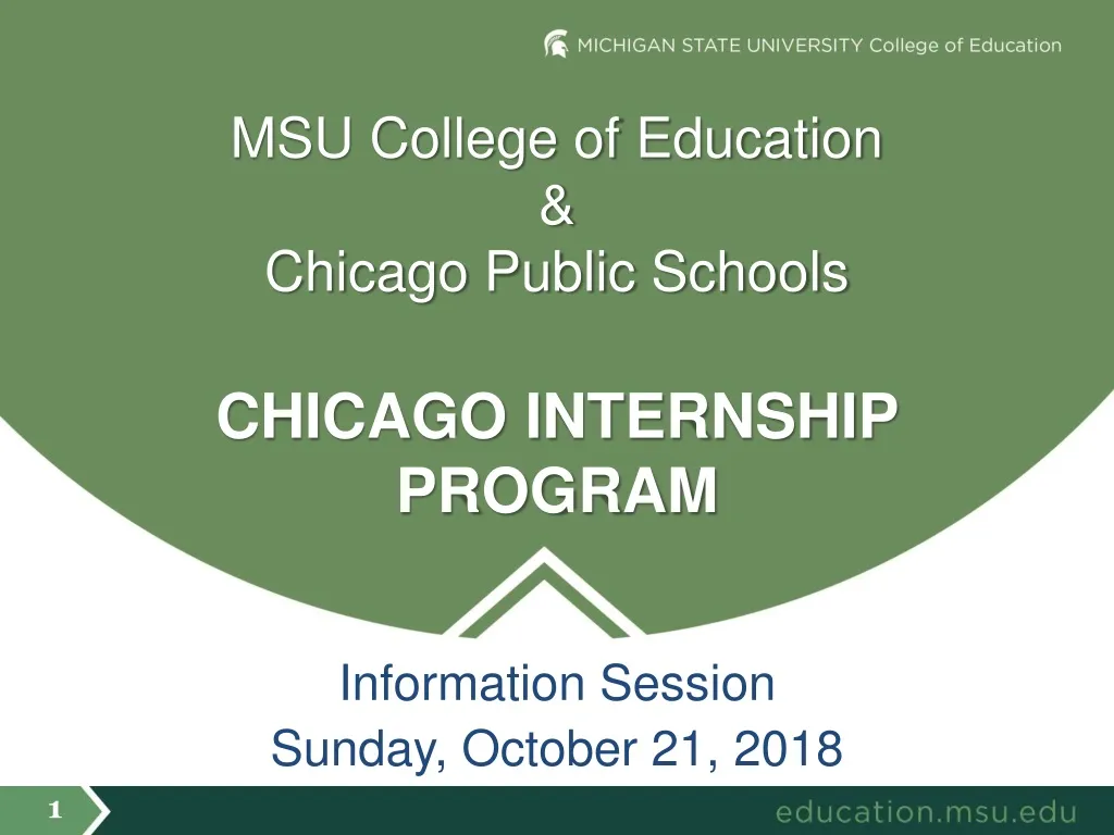 msu college of education chicago public schools chicago internship program