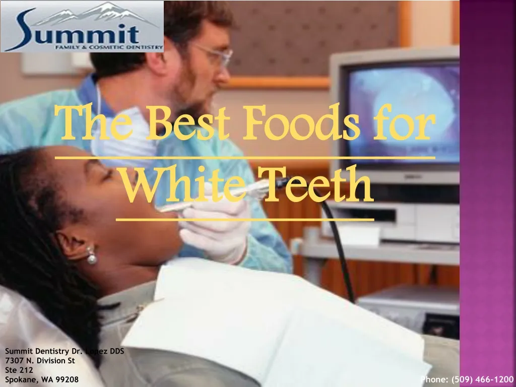 the best foods for white teeth