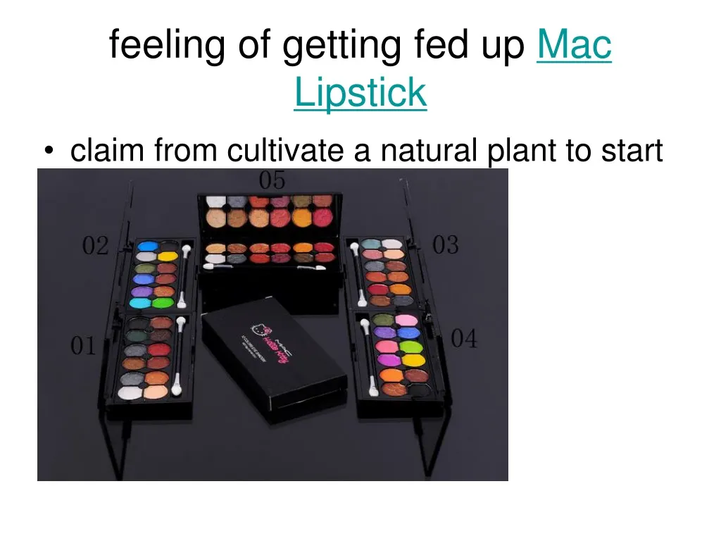 feeling of getting fed up mac lipstick
