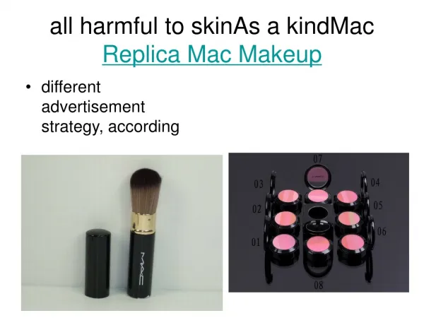 Replica Mac Makeup Wholesale