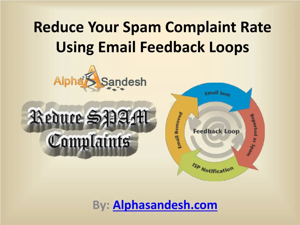 reduce your spam complaint rate using email feedback loops