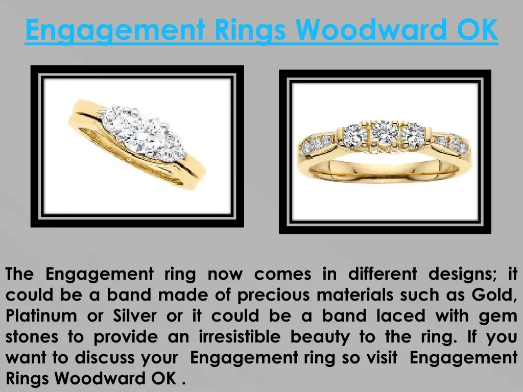 engagement rings woodward ok