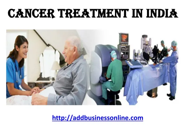 Cancer treatment in India