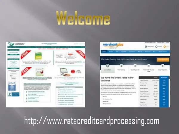 Rate Credit Card Processing