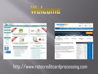 Rate Credit Card Processing - slide 1