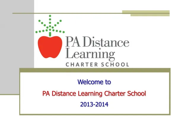 PA Distance Learning 2013-2014