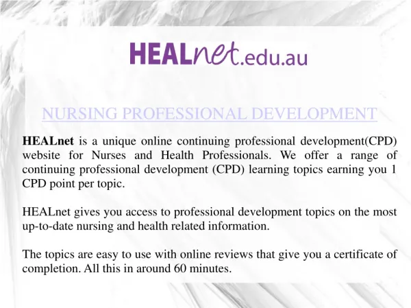 Nursing Education Courses