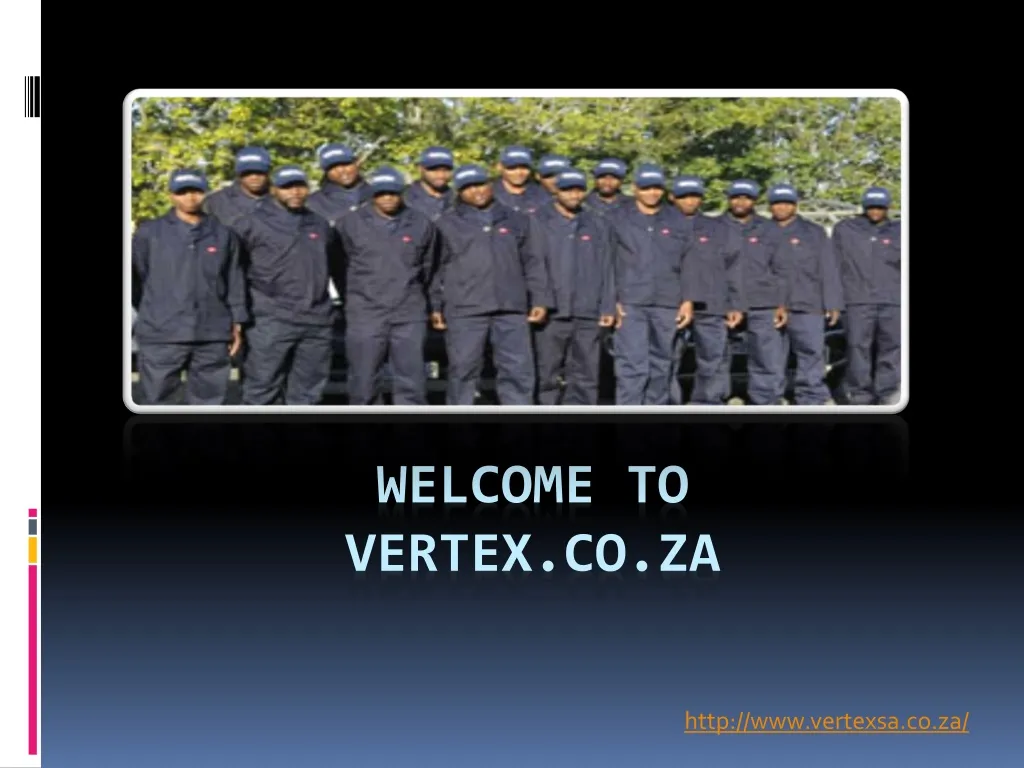 welcome to vertex co za