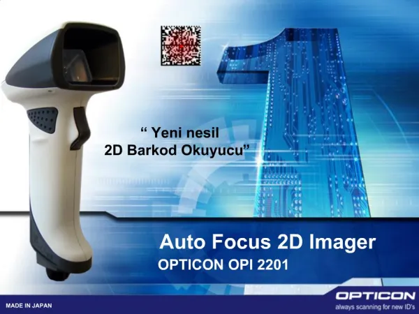 Auto Focus 2D Imager