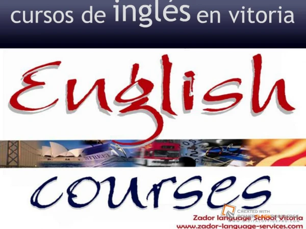 Academia de ingles en Vitoria