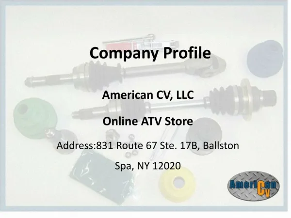 American CV Online ATV Store