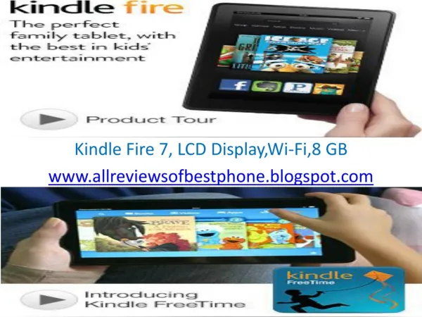 Kindle fire Tablet 7"
