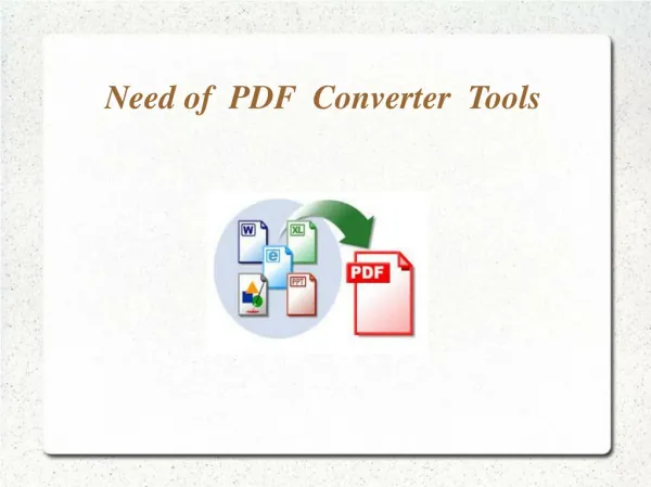 Why use PDF converter tools