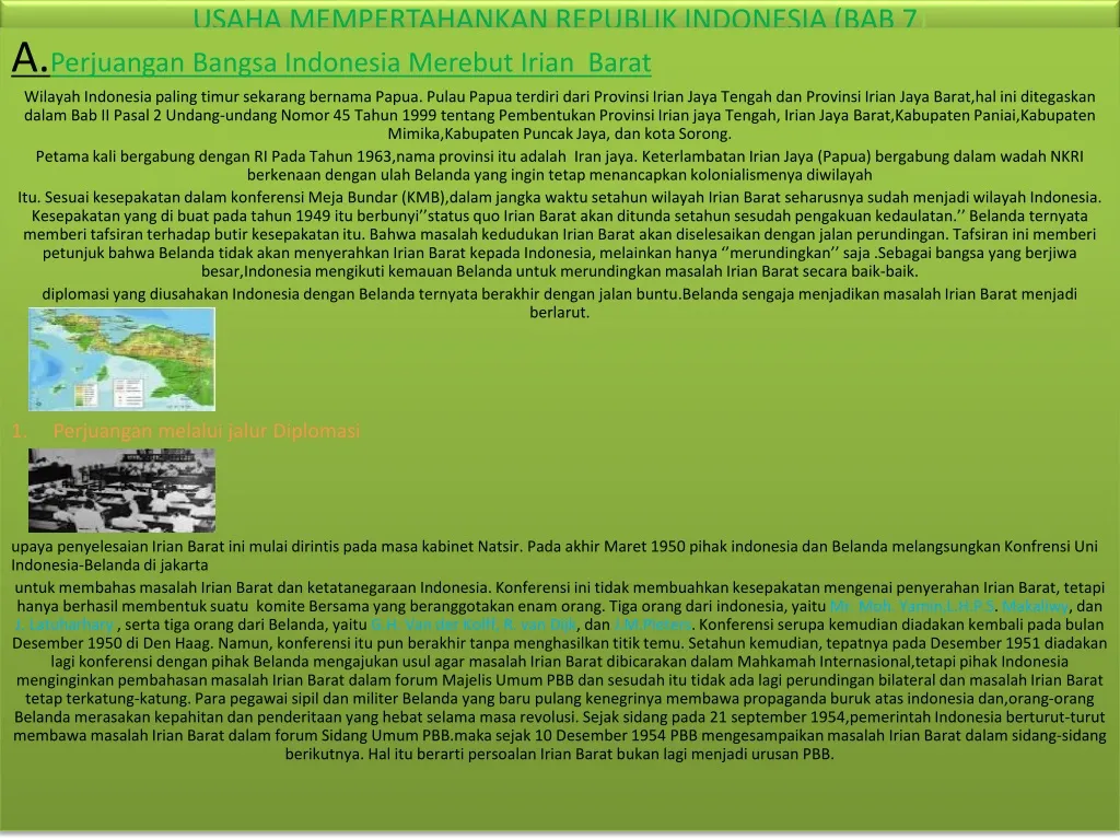 usaha mempertahankan republik indonesia bab 7
