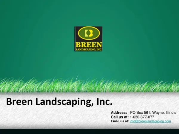Breen Landscaping Company Profile