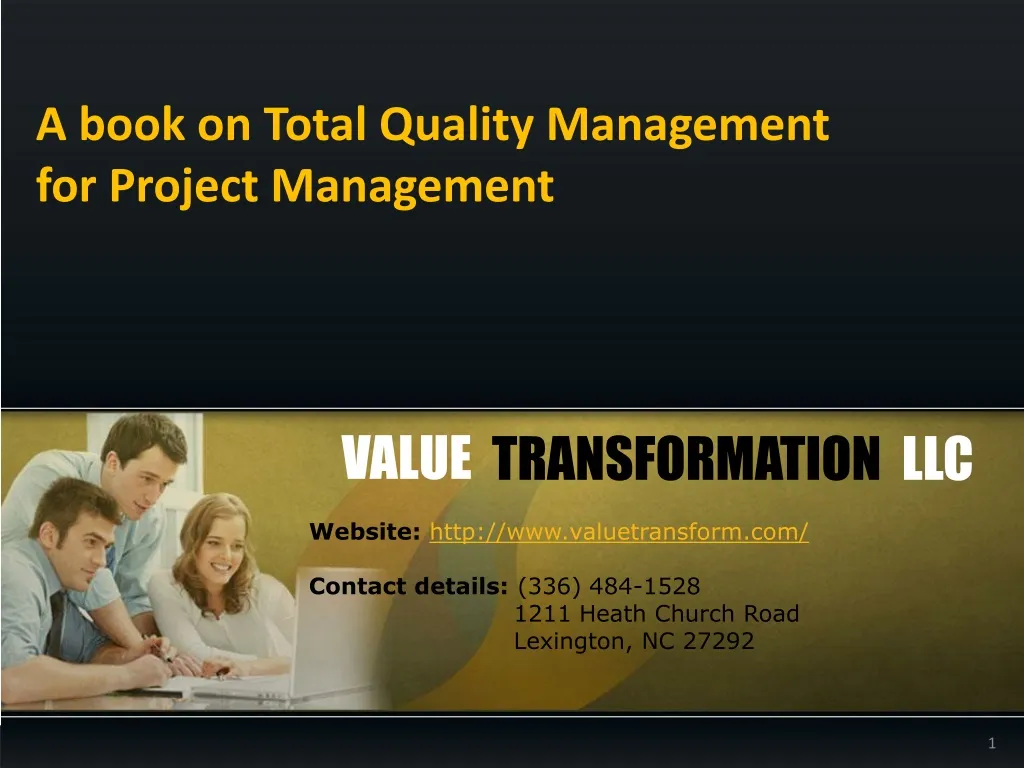 a book on total quality management for project management