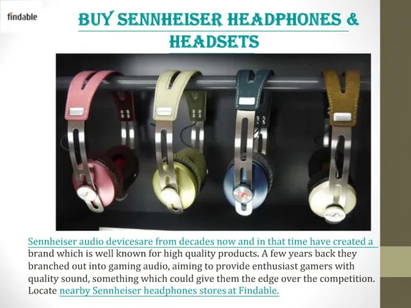 Explore Sennheiser Headphones