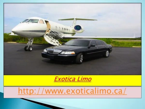 Limousine Services in Toronto | Exotica Limo