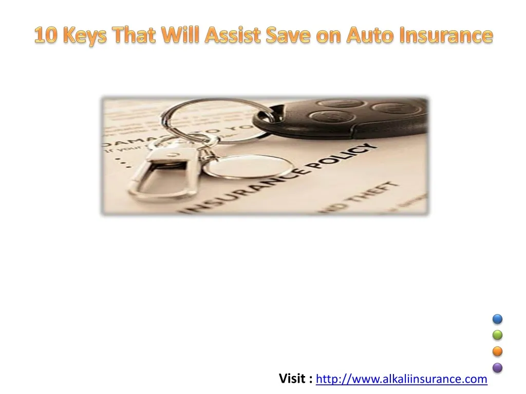 10 keys that will assist save on auto insurance
