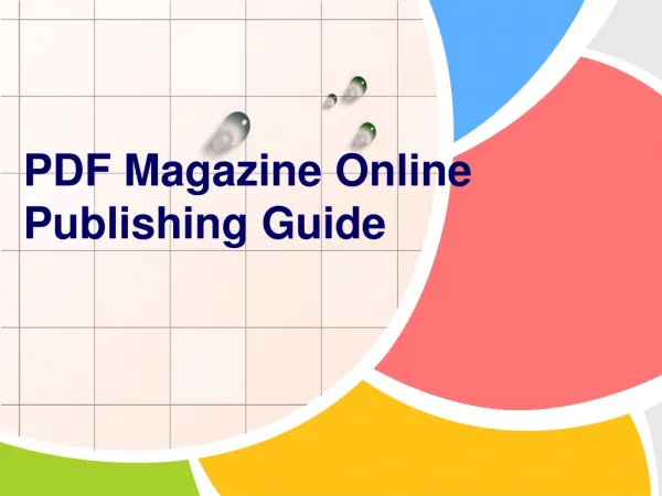 PDF Magazine Online Publishing Guide