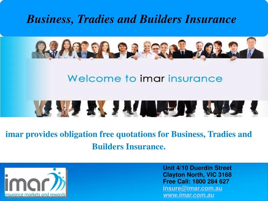 business tradies and builders insurance
