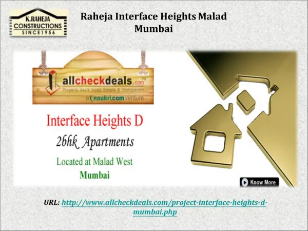 Raheja Interface Heights Newly Residential Projects Mumbai