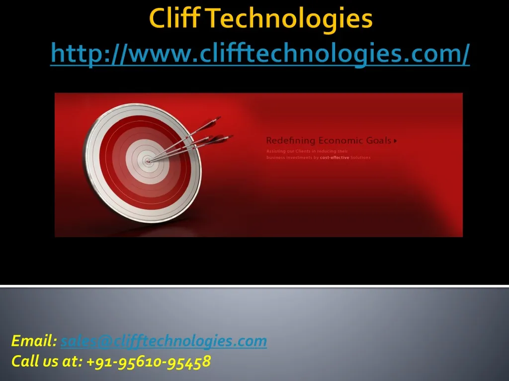 cliff technologies http www clifftechnologies com