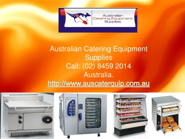 look at the numerous commercial catering equipment