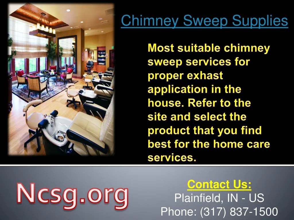 chimney sweep supplies