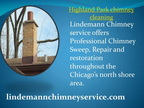 Highland Park chimney cleaning
