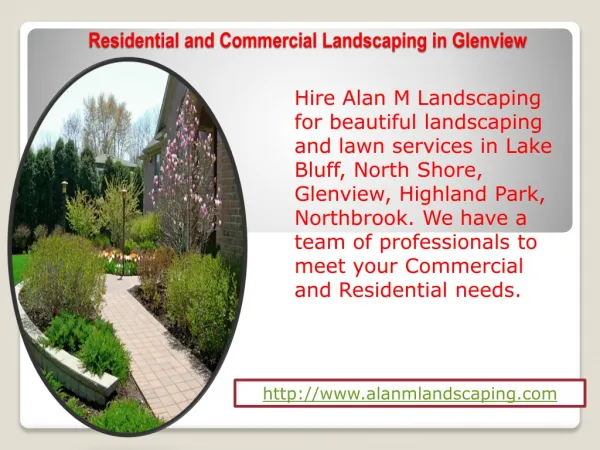 Residential and Commercial Landscaping in Glenview