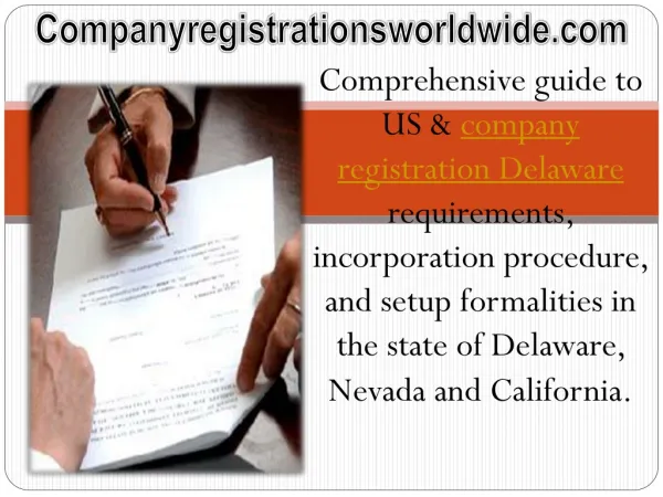 company registration Delaware Guide