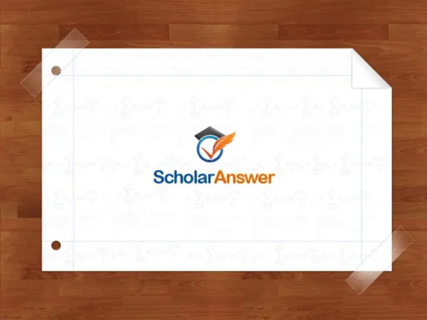 Accounting Homework Help - ScholarAnswer