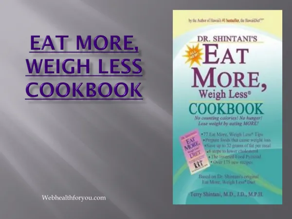 eat more weigh less cookbook