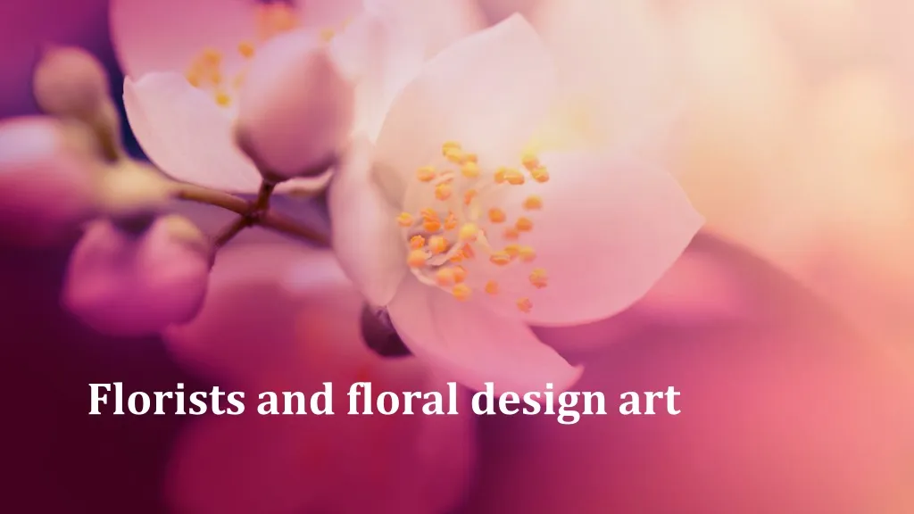 florists and floral design art