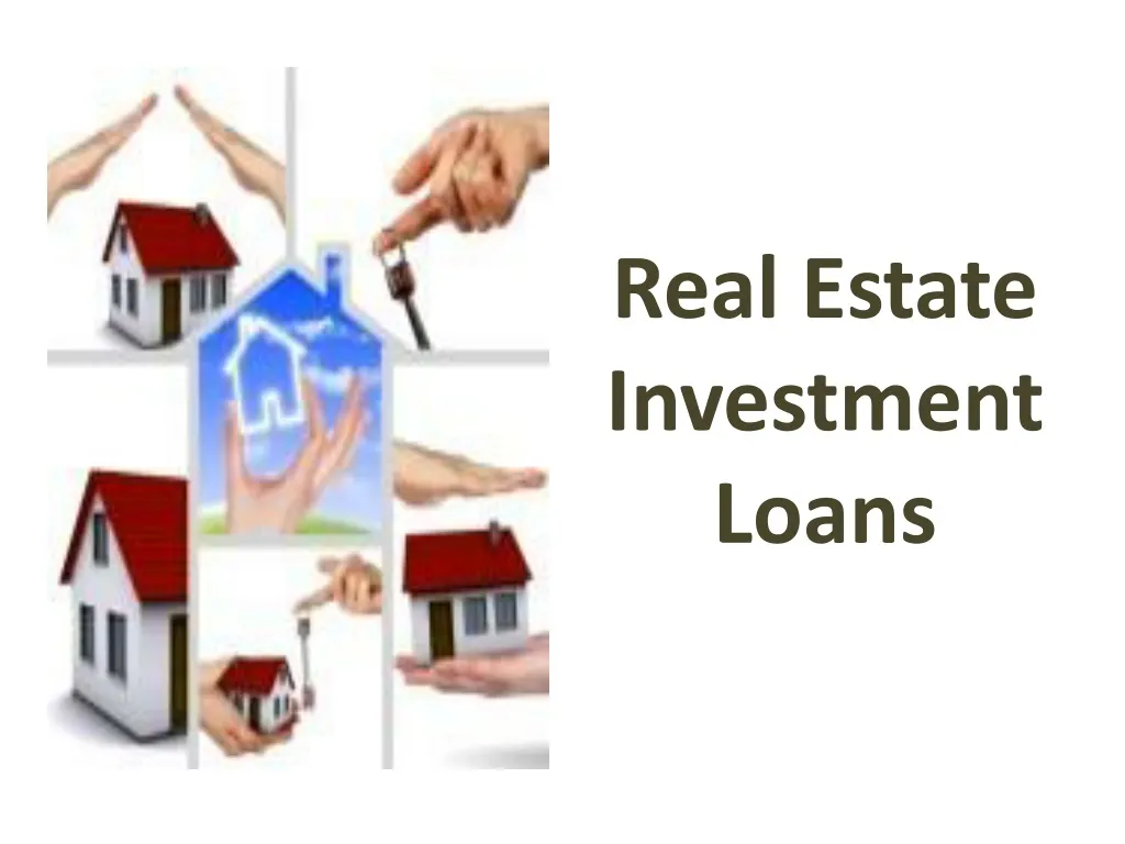 real estate investment loans